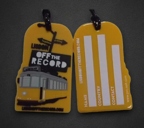 Etiqueta de viagem PVC soft Lisbon Off The Record